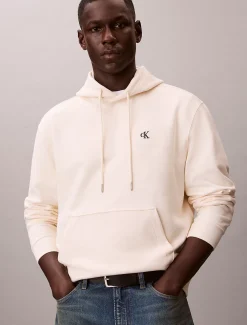 Calvin Klein Monogramm-Hoodie aus Baumwoll-Frottee^Herren Hoodies & Sweatshirts