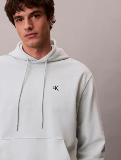 Calvin Klein Monogramm-Hoodie aus Baumwoll-Frottee^Herren Hoodies & Sweatshirts