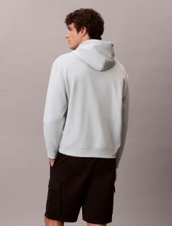 Calvin Klein Monogramm-Hoodie aus Baumwoll-Frottee^Herren Hoodies & Sweatshirts