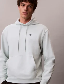 Calvin Klein Monogramm-Hoodie aus Baumwoll-Frottee^Herren Hoodies & Sweatshirts