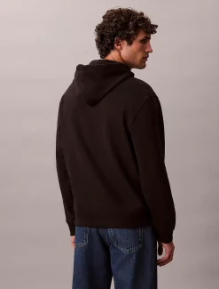 Calvin Klein Monogramm-Hoodie aus Baumwoll-Frottee^Herren Hoodies & Sweatshirts