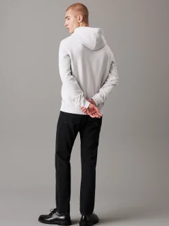 Calvin Klein Monogramm-Hoodie aus Fleece^Herren Hoodies & Sweatshirts