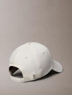 Calvin Klein Monogramm-Kappe mit glänzender Stickerei aus Moiré^Damen Hüte & MützenFrisch Eingetroffen