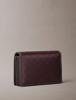 Calvin Klein Monogramm-Logo-Akkordeon-Kartenetui^Damen Geldbörsen & Etuis