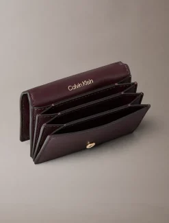 Calvin Klein Monogramm-Logo-Akkordeon-Kartenetui^Damen Geldbörsen & Etuis