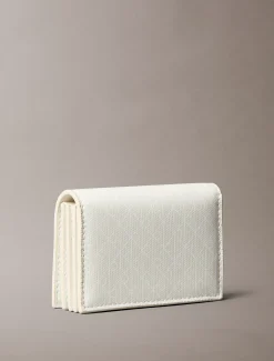 Calvin Klein Monogramm-Logo-Akkordeon-Kartenetui^Damen Geldbörsen & Etuis