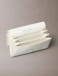 Calvin Klein Monogramm-Logo-Akkordeon-Kartenetui^Damen Geldbörsen & Etuis