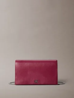 Calvin Klein Monogramm-Portemonnaie mit Kettenriemen^Damen Geldbörsen & Etuis