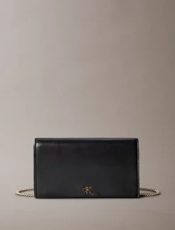 Calvin Klein Monogramm-Portemonnaie mit Kettenriemen^Damen Geldbörsen & Etuis