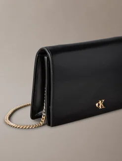 Calvin Klein Monogramm-Portemonnaie mit Kettenriemen^Damen Geldbörsen & Etuis