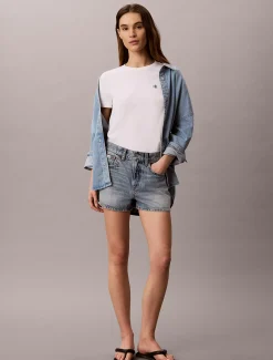 Calvin Klein Monogramm-T-Shirt^Damen T-shirts & Tops