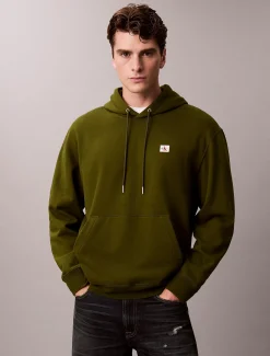Calvin Klein Monologo-Hoodie aus Frottee^Herren Hoodies & Sweatshirts