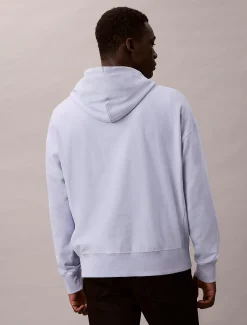 Calvin Klein Monologo-Hoodie aus hochwertigem Fleece^Herren Hoodies & Sweatshirts