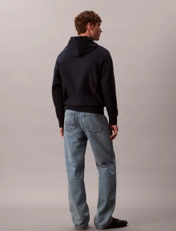 Calvin Klein Monologo-Hoodie aus hochwertigem Fleece^Herren Hoodies & Sweatshirts