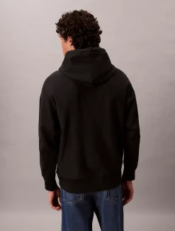 Calvin Klein Monologo-Hoodie aus hochwertigem Fleece^Herren Hoodies & Sweatshirts