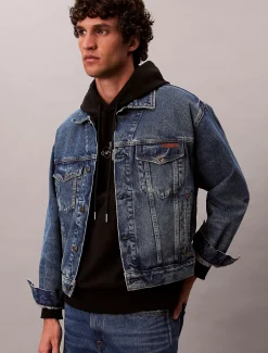 Calvin Klein Monologo-Hoodie aus hochwertigem Fleece^Herren Hoodies & Sweatshirts