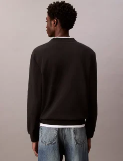 Calvin Klein Monologo-Sweatshirt aus Frottee^Herren Hoodies & Sweatshirts