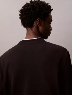 Calvin Klein Monologo-Sweatshirt aus Frottee^Herren Hoodies & Sweatshirts