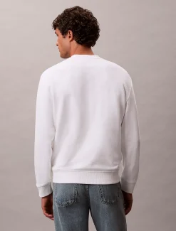 Calvin Klein Monologo-Sweatshirt aus Frottee^Herren Hoodies & Sweatshirts