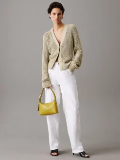 Calvin Klein Mouliné-Cardigan-Pullover^Damen Strickdesigns