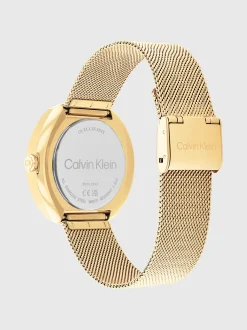 Calvin Klein Multifunktions-Armbanduhr mit Mesh^Damen Uhren & Schmuck