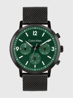 Calvin Klein Multifunktions-Armbanduhr mit Mesh^Herren Uhren & Schmuck