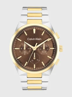 Calvin Klein Multifunktionsuhr mit H-Gliederarmband^Herren Uhren & Schmuck