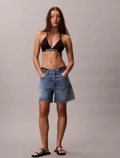 Calvin Klein Neckholder-Triangel Bikini-Top – Intense Power^Damen BademodeFrisch Eingetroffen