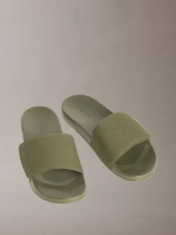 Calvin Klein Nemo - Konturierte Logo-Slippers aus Canvas^Herren Slippers & Flip Flops