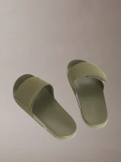 Calvin Klein Nemo - Konturierte Logo-Slippers aus Canvas^Herren Slippers & Flip Flops