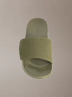 Calvin Klein Nemo - Konturierte Logo-Slippers aus Canvas^Herren Slippers & Flip Flops