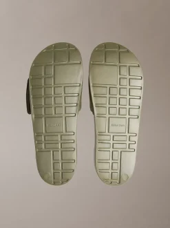 Calvin Klein Nemo - Konturierte Logo-Slippers aus Canvas^Herren Slippers & Flip Flops
