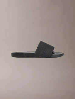 Calvin Klein Nemo - Konturierte Logo-Slippers mit Emblem^Herren Slippers & Flip Flops