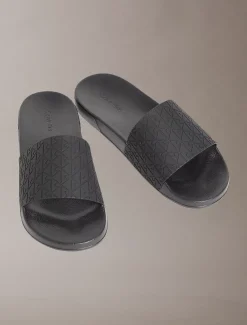 Calvin Klein Nemo - Konturierte Logo-Slippers mit Emblem^Herren Slippers & Flip Flops
