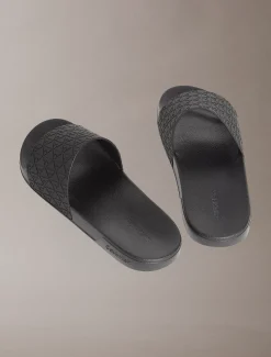 Calvin Klein Nemo - Konturierte Logo-Slippers mit Emblem^Herren Slippers & Flip Flops