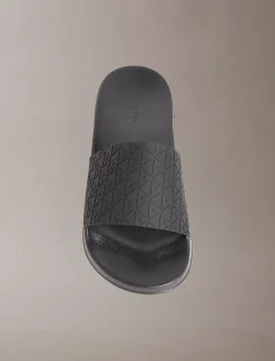 Calvin Klein Nemo - Konturierte Logo-Slippers mit Emblem^Herren Slippers & Flip Flops