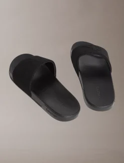 Calvin Klein Nemo - Konturierte Logo-Slippers aus Canvas^Herren Slippers & Flip Flops