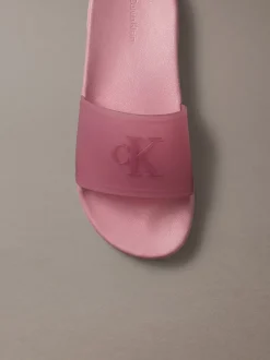 Calvin Klein Nemo - Konturierte Slippers mit klassischem Logo^Damen Slippers