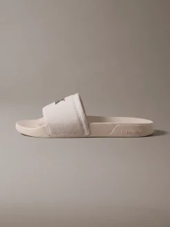 Calvin Klein Nemo - Logo-Slippers aus Canvas mit klassischem Logo^Damen Slippers