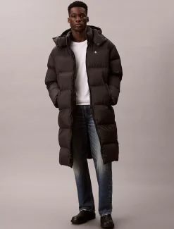 Calvin Klein Nylon-Steppmantel mit Kapuze^Herren Mäntel|Stepp Jacken