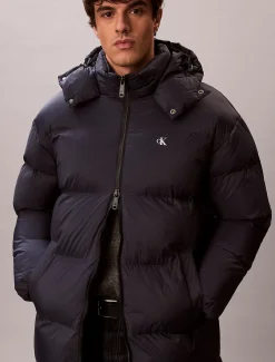 Calvin Klein Nylon-Steppmantel mit Kapuze^Herren Mäntel|Stepp Jacken