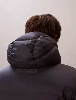 Calvin Klein Nylon-Steppmantel mit Kapuze^Herren Mäntel|Stepp Jacken