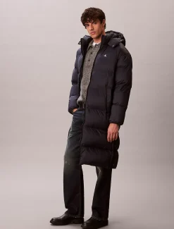 Calvin Klein Nylon-Steppmantel mit Kapuze^Herren Mäntel|Stepp Jacken