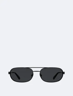 Calvin Klein Ovale Sonnenbrille CKJ26202S^Herren Sonnenbrillen