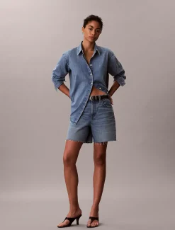 Calvin Klein Oversized Denim-Hemd^Damen Hemden & Blusen|T-shirts & Tops