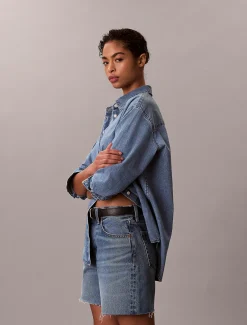 Calvin Klein Oversized Denim-Hemd^Damen Hemden & Blusen|T-shirts & Tops