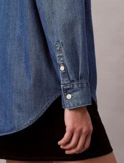 Calvin Klein Oversized Denim-Hemd^Damen T-shirts & Tops
