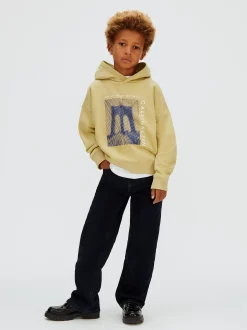 Calvin Klein Oversized Hoodie mit Brücken-Grafik^Kinder Hoodies & Pullover|Kleidung