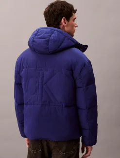 Calvin Klein Oversized Logo-Steppjacke^Herren Stepp Jacken|JackenFrisch Eingetroffen