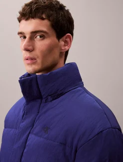 Calvin Klein Oversized Logo-Steppjacke^Herren Stepp Jacken|JackenFrisch Eingetroffen